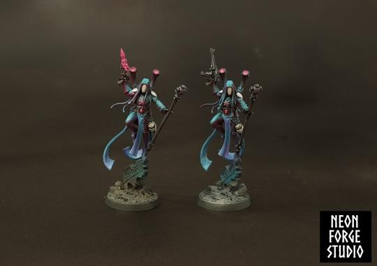WH40K Harlequin Shadowseers Commission