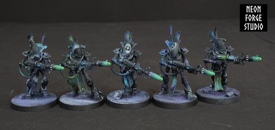 thumbnail image 2 of Warhammer 40k Aeldari Wraithblades / Wraithguard – New Unassembled & Unpainted – No Box 2 of 6