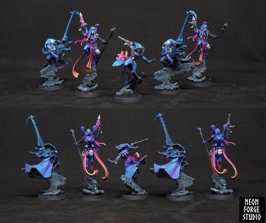 WH40K Harlequin Shadowseer Solitaire Death Jester Commission