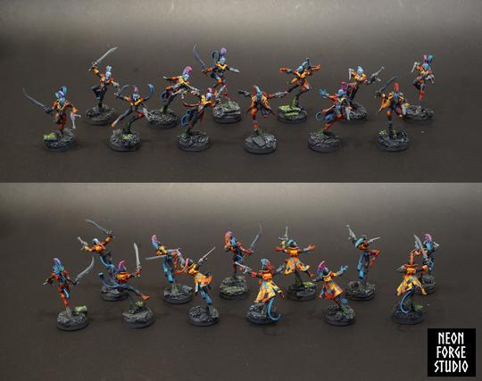 WH40K Harlequin Troupe Players Commission